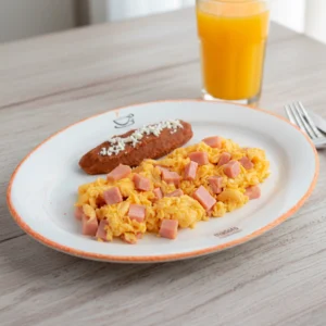 Huevos con jamon