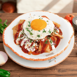 Chilaquiles con huevo
